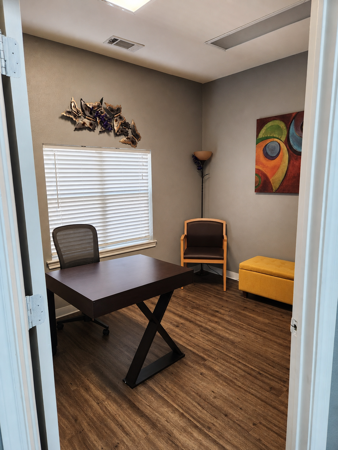 Welcoming consultation office at Urgent Psych Rx